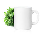 White ceramic mug