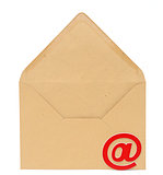 Concept representing email, envelope