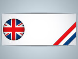United Kingdom Country Set of Banners