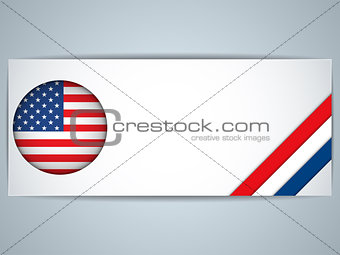 United States Country Set of Banners