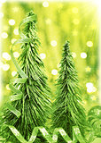 Green Christmas tree 