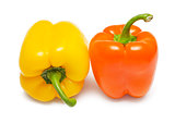 Orange and yellow Bell peppers