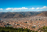  Cuzco cityscape  peruvian Andes