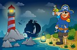 Lighthouse with pirate theme 3