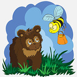 bear and bee