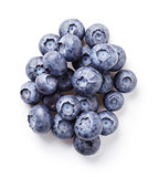 heap of fresh blueberries