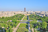 Paris from  the Eiffel Tower