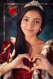 Queen of Hearts Portrait