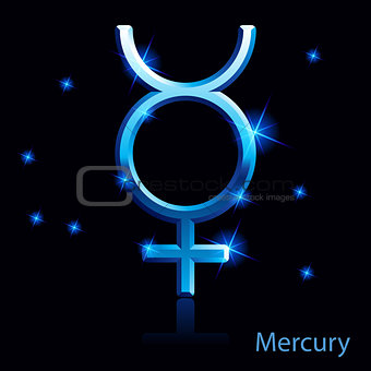 Mercury sign.