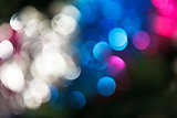 Abstract christmas background. Holiday colored lights