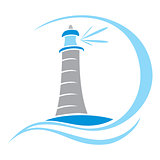 Lighthouse symbol