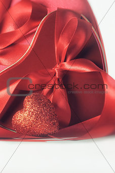Hearts and ribbons for valentine's Day