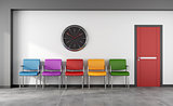 Colorful waiting room