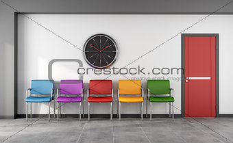 Colorful waiting room