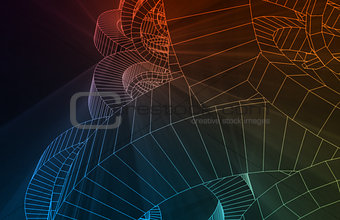 Wireframe Abstract