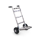 Hand Truck tilted and empty