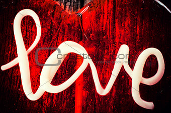 Love on red