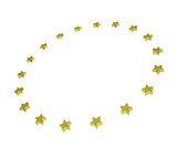 Circle of gold stars