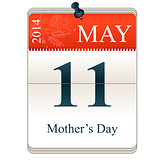 Calendar of Mother's day