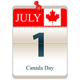 Calendar of Canada Day