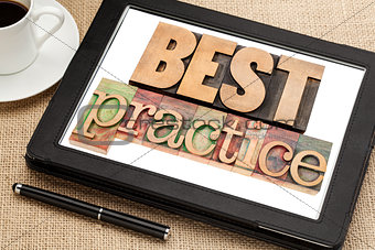 best practice on digital tablet