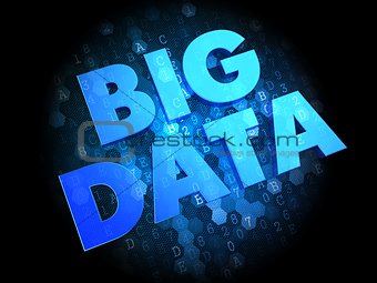 Big Data on Digital Background.