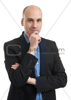 business man isolated on white background