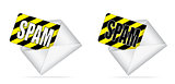 envelope with spam inside
