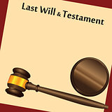 Last Will and gavel