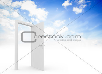 Open door in sky