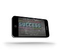 Success plan on smartphone screen