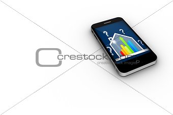 Ber rating house on smartphone screen