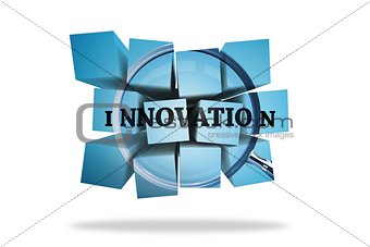 Innovation on abstract screen