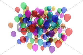 Colourful balloons