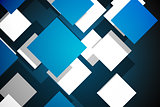Blue cube pattern