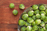 Brussels sprouts in steamer