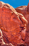 Rock Canyon Man Arches National Park Moab Utah 