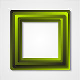 Green squares background