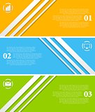 Abstract infographic vector tech banners