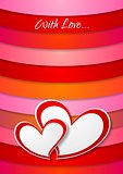 Valentines Day bright abstract background