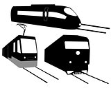 three trains