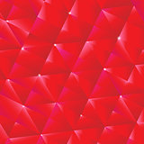 Red Origami Background