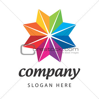 logo spectral flower star