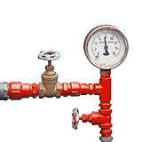 Old pipes and valves - high pressure supply