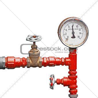 Old pipes and valves - high pressure supply