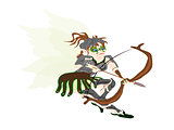 female fairy warrior