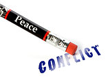 Peace erases conflict