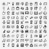 Back to School doodle hand-draw icon set