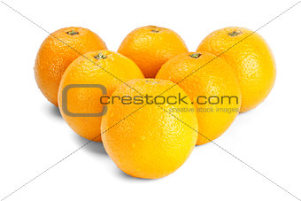 oranges like billiard balls 