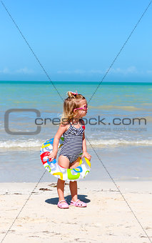 Child at the beach